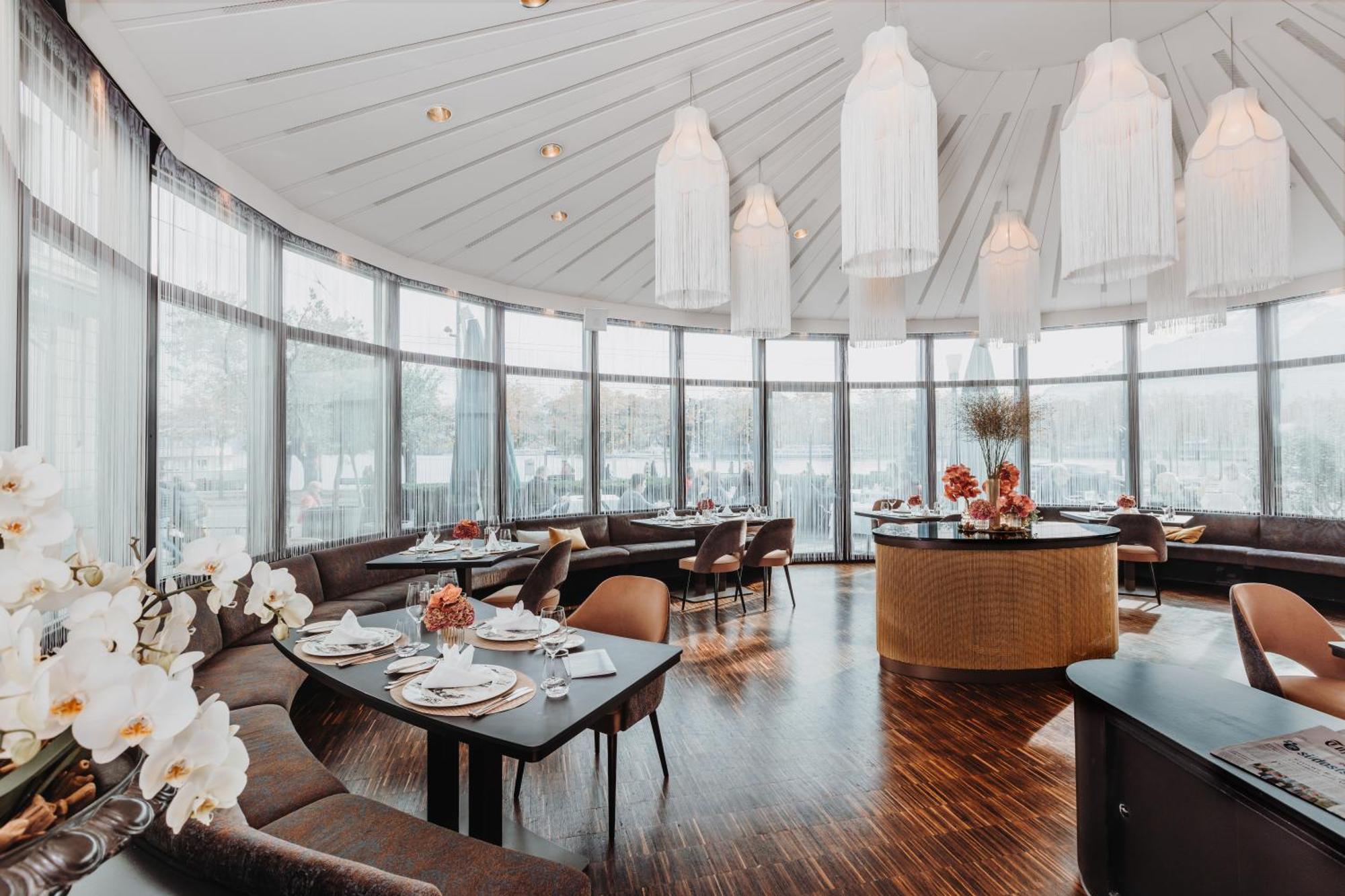 호텔 슈바이처호프 루체른 외부 사진 Restaurant
